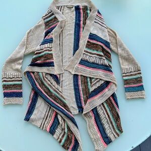 Long colorful cardigan with beautiful design